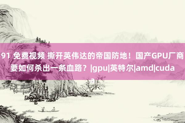 91 免费视频 撕开英伟达的帝国防地！国产GPU厂商要如何杀出一条血路？|gpu|英特尔|amd|cuda